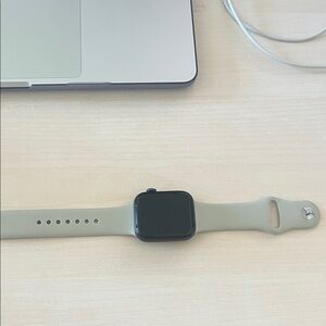 Apple Watch 44mm  Smartwatch with Black Face and  Band